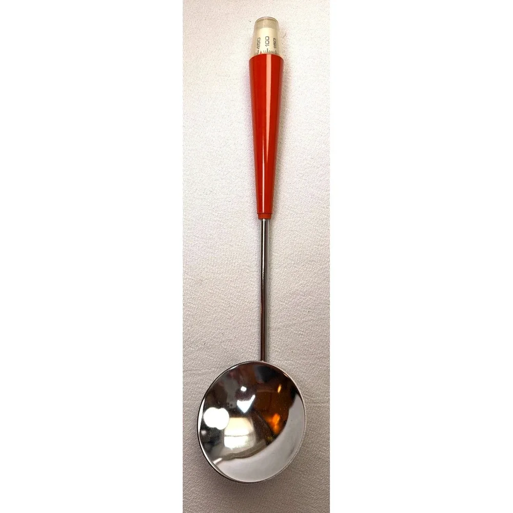 Gaydell Thermo Spoon MCM Orange NEW NOS 1965 Luigi Di Benedetto Model 305